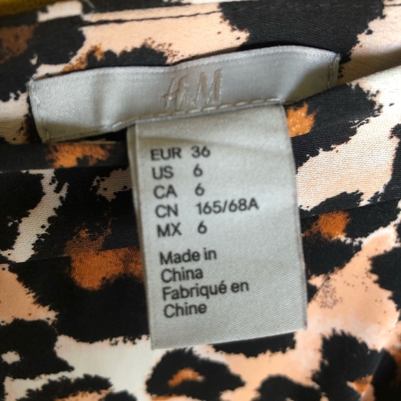 H&M Leopard Print Knee-Length Skirt - Picture 4 of 4